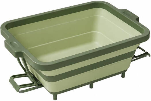 HU HKI-1009 BBQ OUTDOOR SUPPLIES- 4-IN-1 EXPANDABLE PREP&SERV (Green)