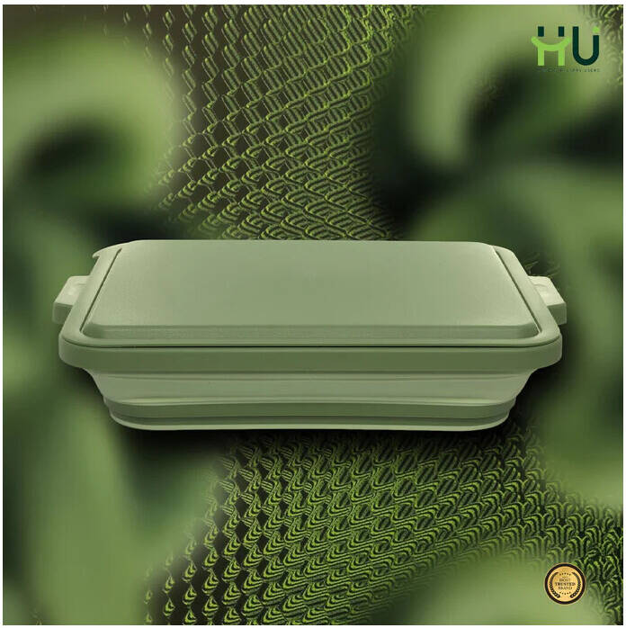 HU HKI-1009 BBQ OUTDOOR SUPPLIES- 4-IN-1 EXPANDABLE PREP&SERV (Green)