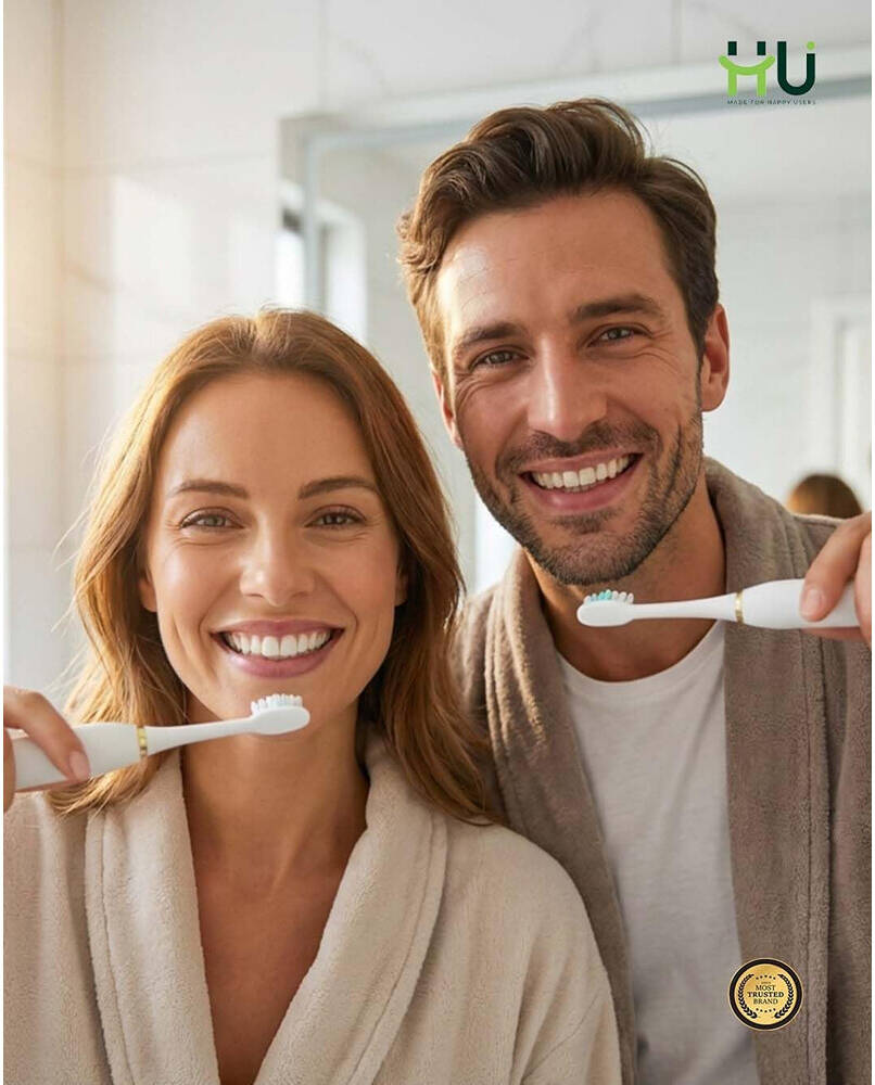 HU ELECTRIC TOOTHBRUSH SIX GEAR MODE WHT HSM-1044