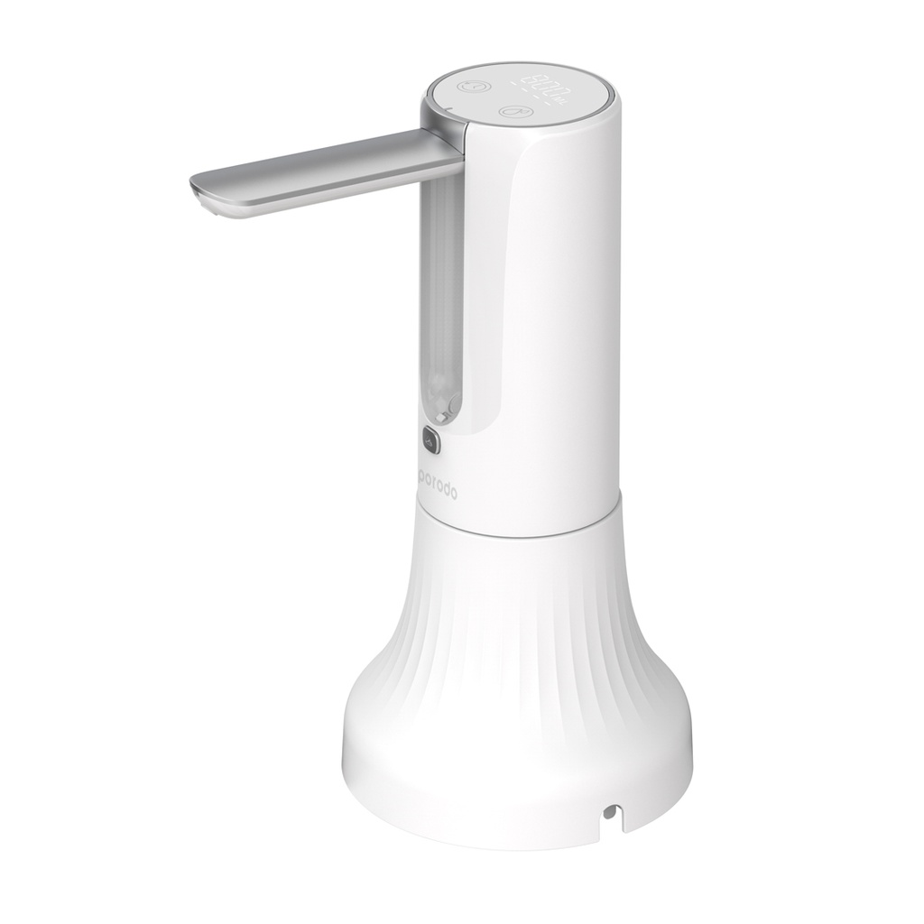 Porodo Lifestyle Desktop Water Dispenser with LED Display - White