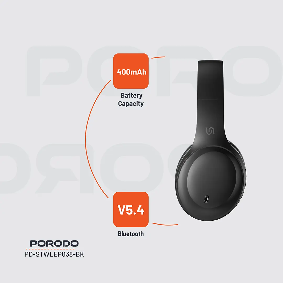 Porodo Soundtec Primo Wireless Headphones