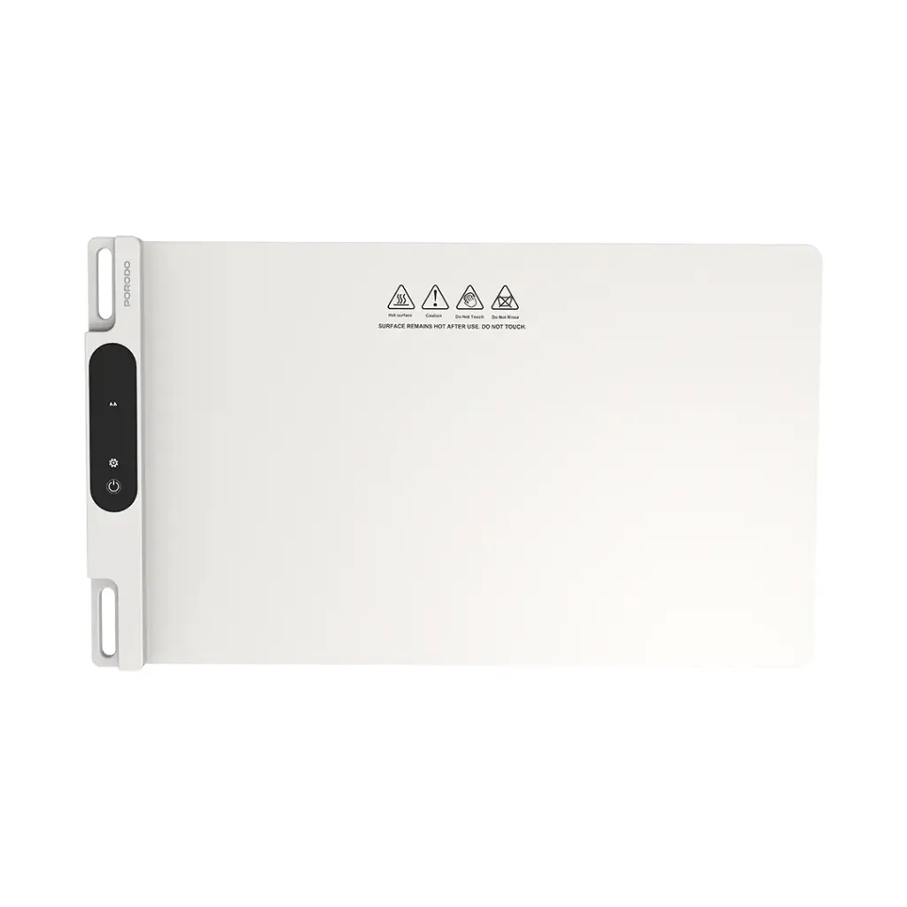 Porodo Lifestyle Electric Warming Table Mat - White