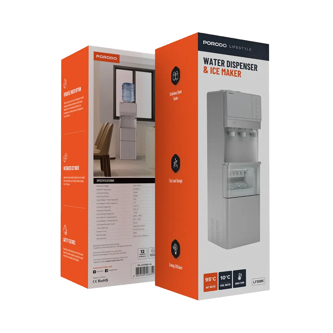 Porodo Lifestyle Water Dispenser and Ice Maker