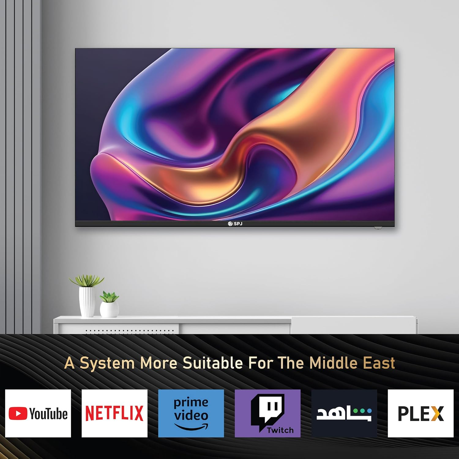 SPJ 75-Inch 4K UHD Android Smart LED TV 4KS75BLX