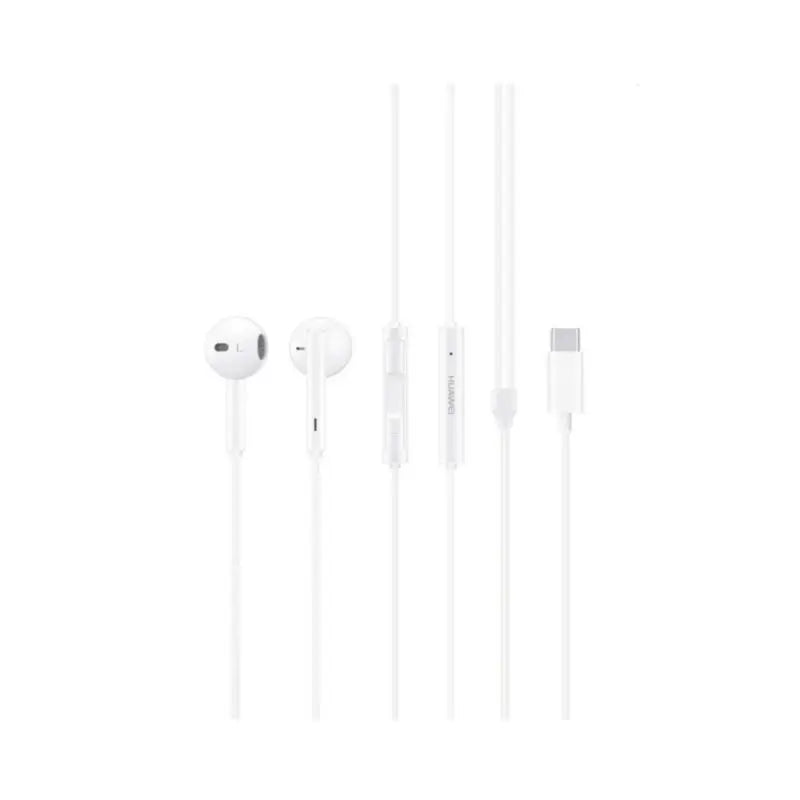 سماعات Huawei CM33 Classic USB-C السلكية مع ميكروفون – أبيض