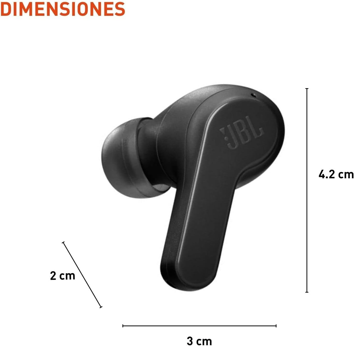 JBL Vibe 200 EARBUDS TWS True Wireless Black NEW