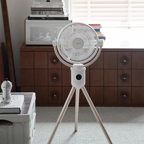 Aisolove Out Door Fan Multi-Functional Rechargeable Portable Tripod Fan with Remote Control F12