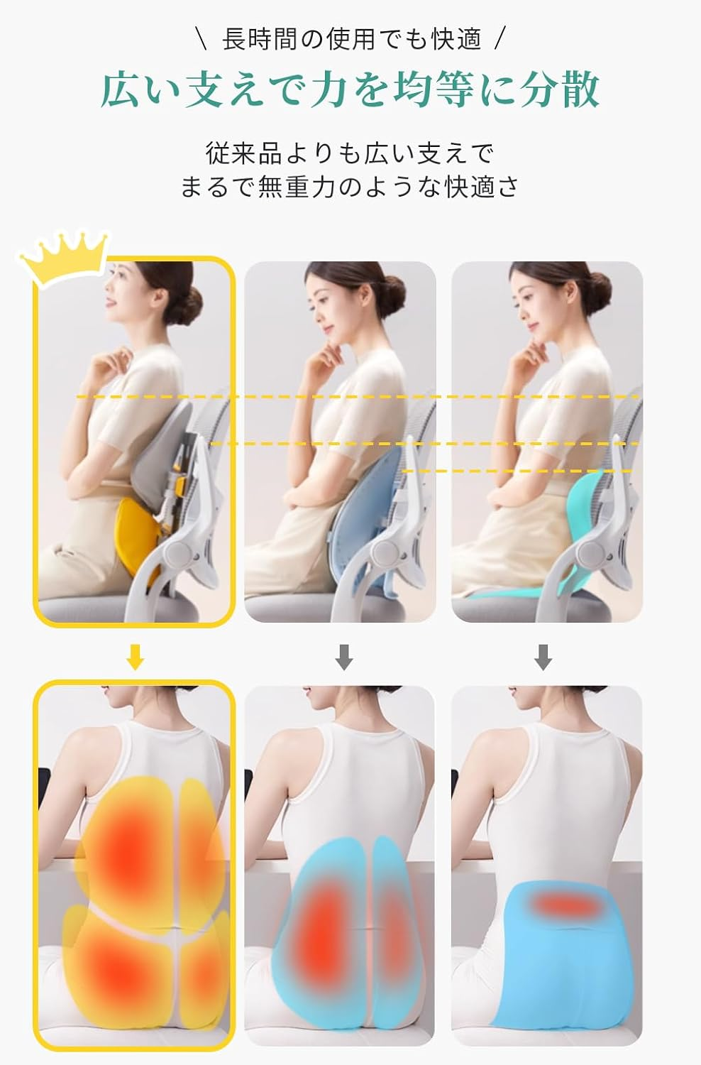 NUOTAI FOUR LEAF ERGONOMIC LUMBAR SUPPORT NTK09