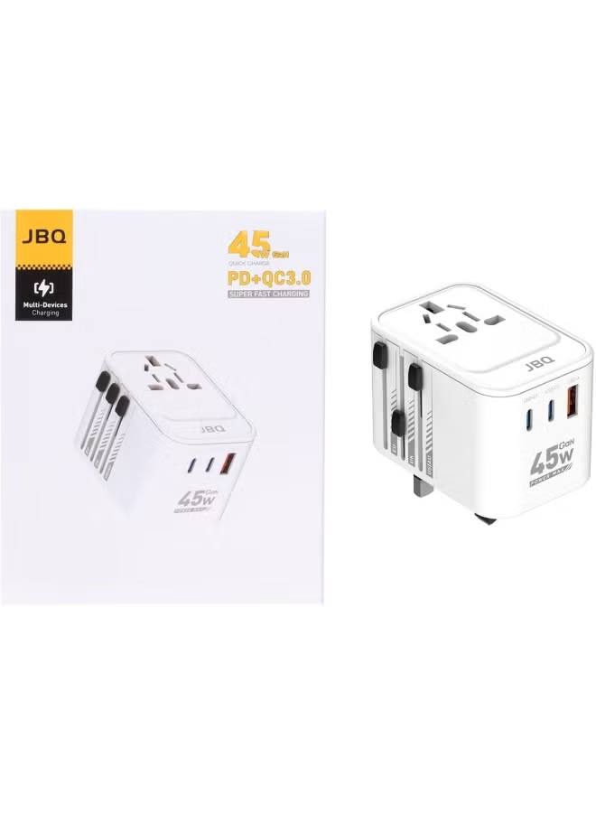 JBQ 45W WALL CHARGER PD+QC3.0 UT-401W