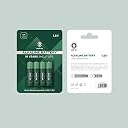 Green Lion Alkaline Battery AA ( 4pcs/pack ) 2700mAh / 1.5V - Green