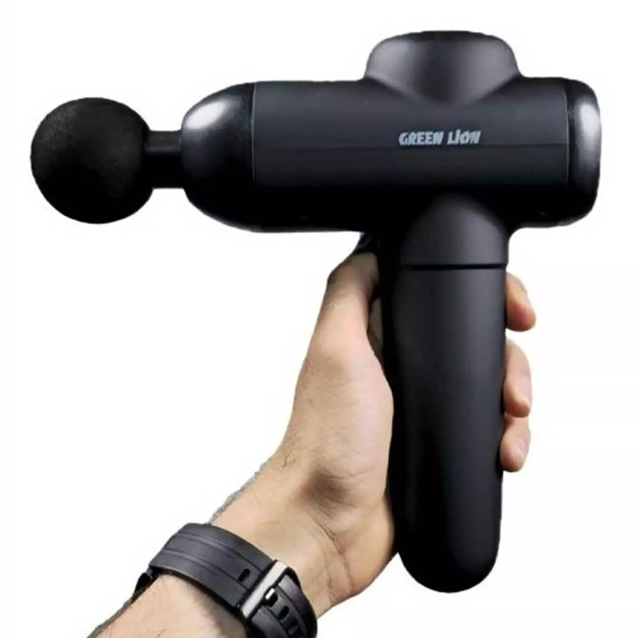 Green Lion Wave Massager Gun - Black