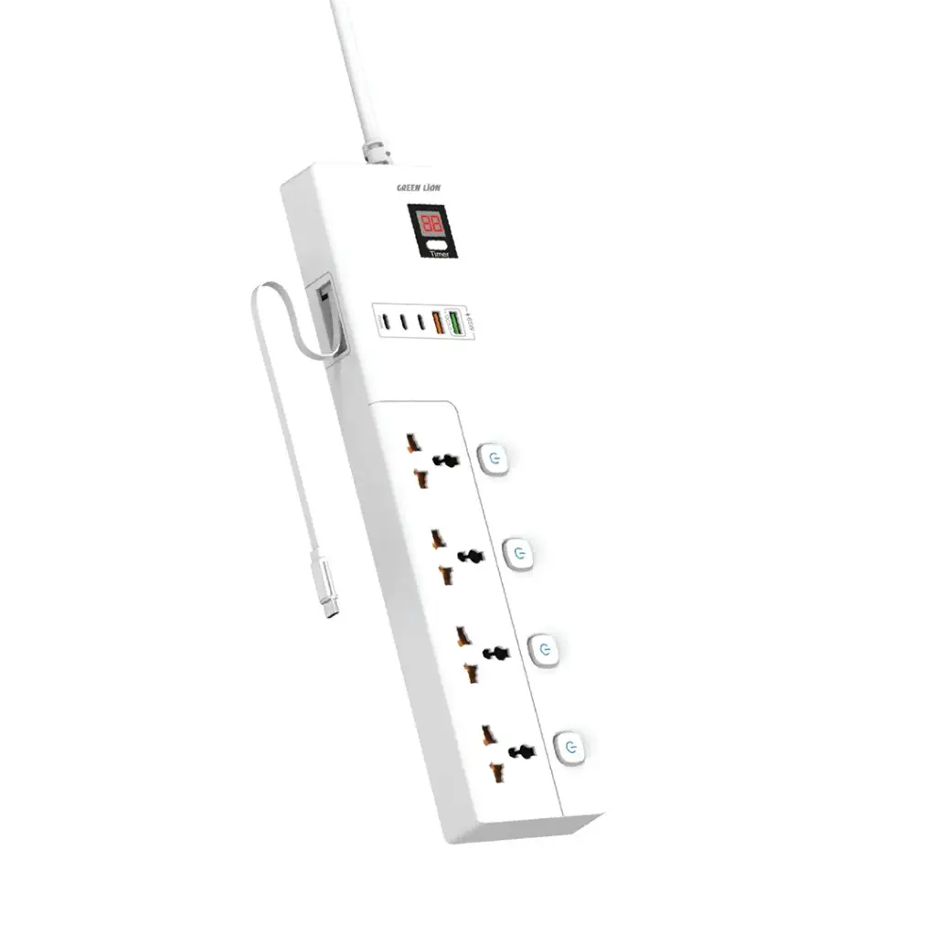 Green Lion GS900 Power Socket 3M 3500W - White
