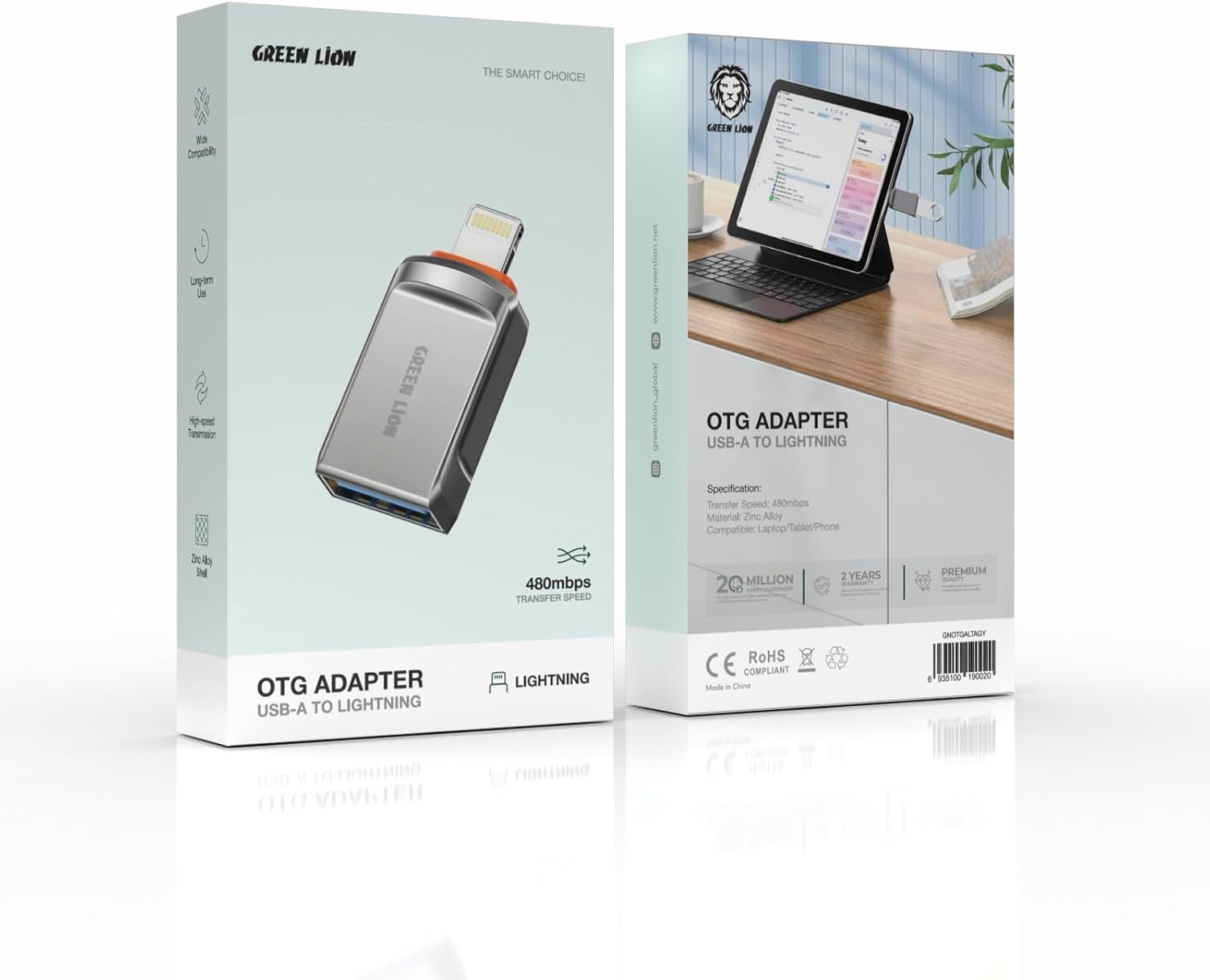 Green Lion OTG Adapter USB-A To Lightning