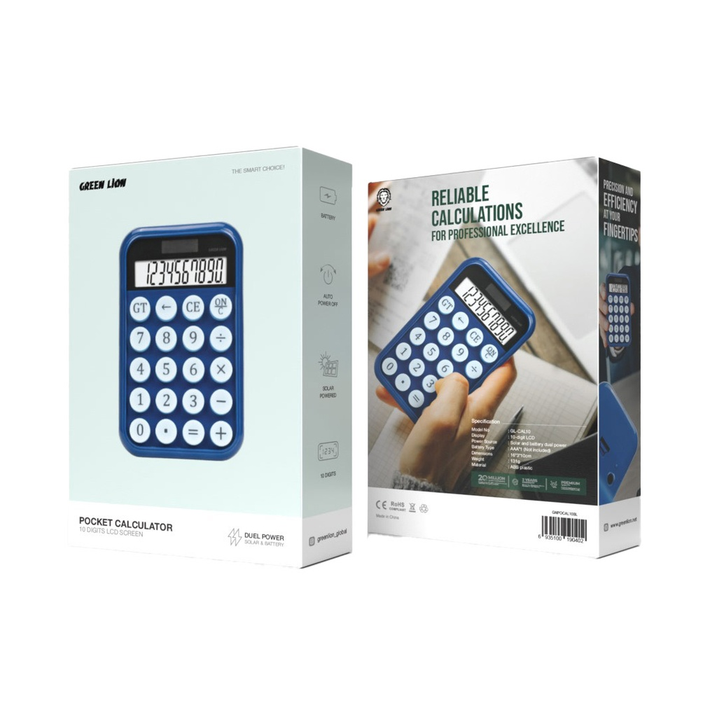 Green Lion Pocket Calculator 10 Digits