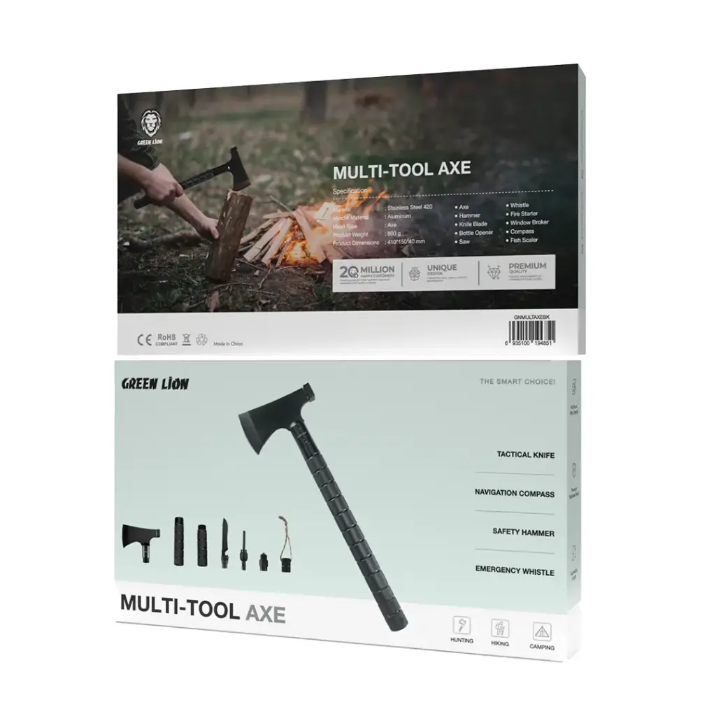 Green Lion MultiTool Axe - BlacK