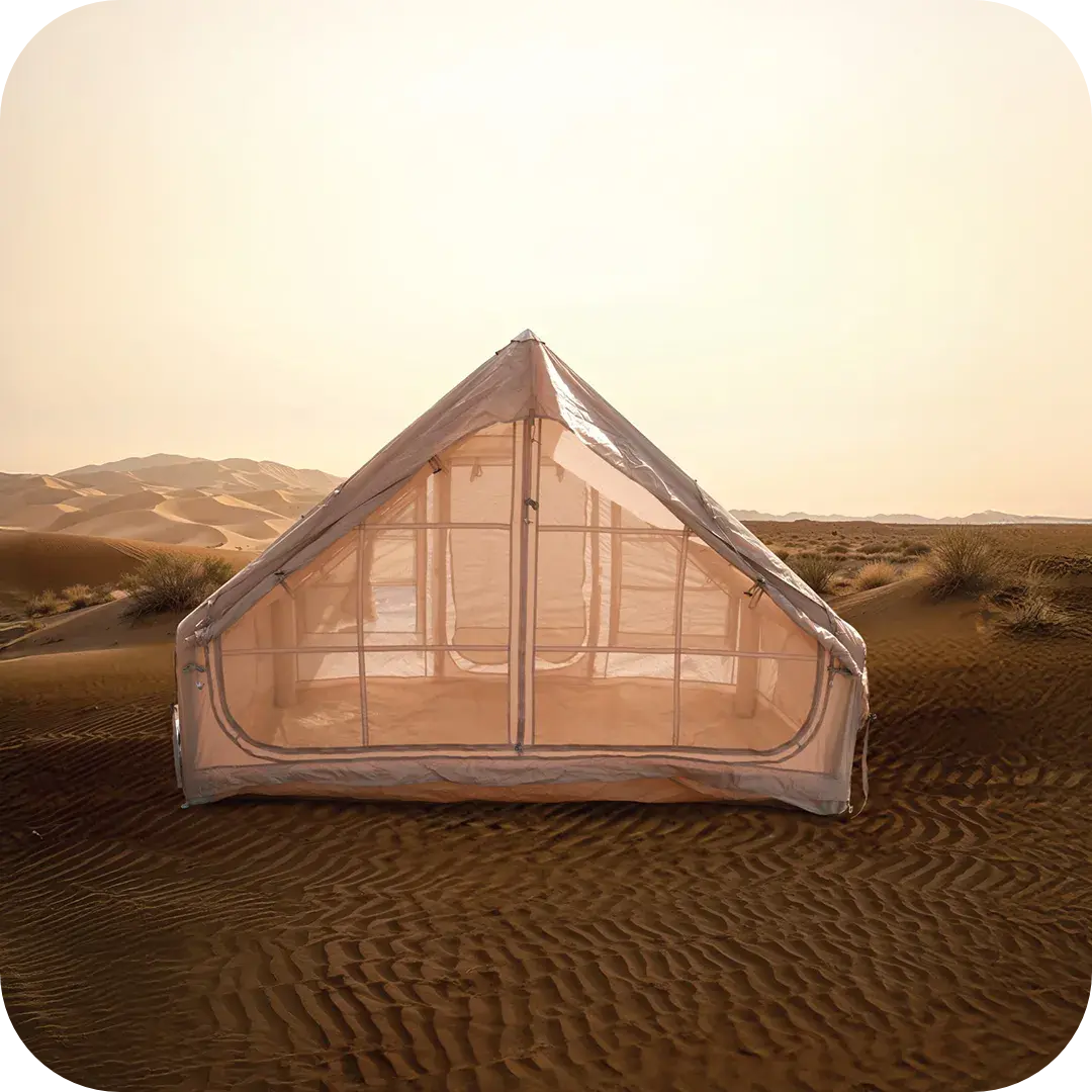 Green Lion GT4X Inflatable Camping Tent - Beige