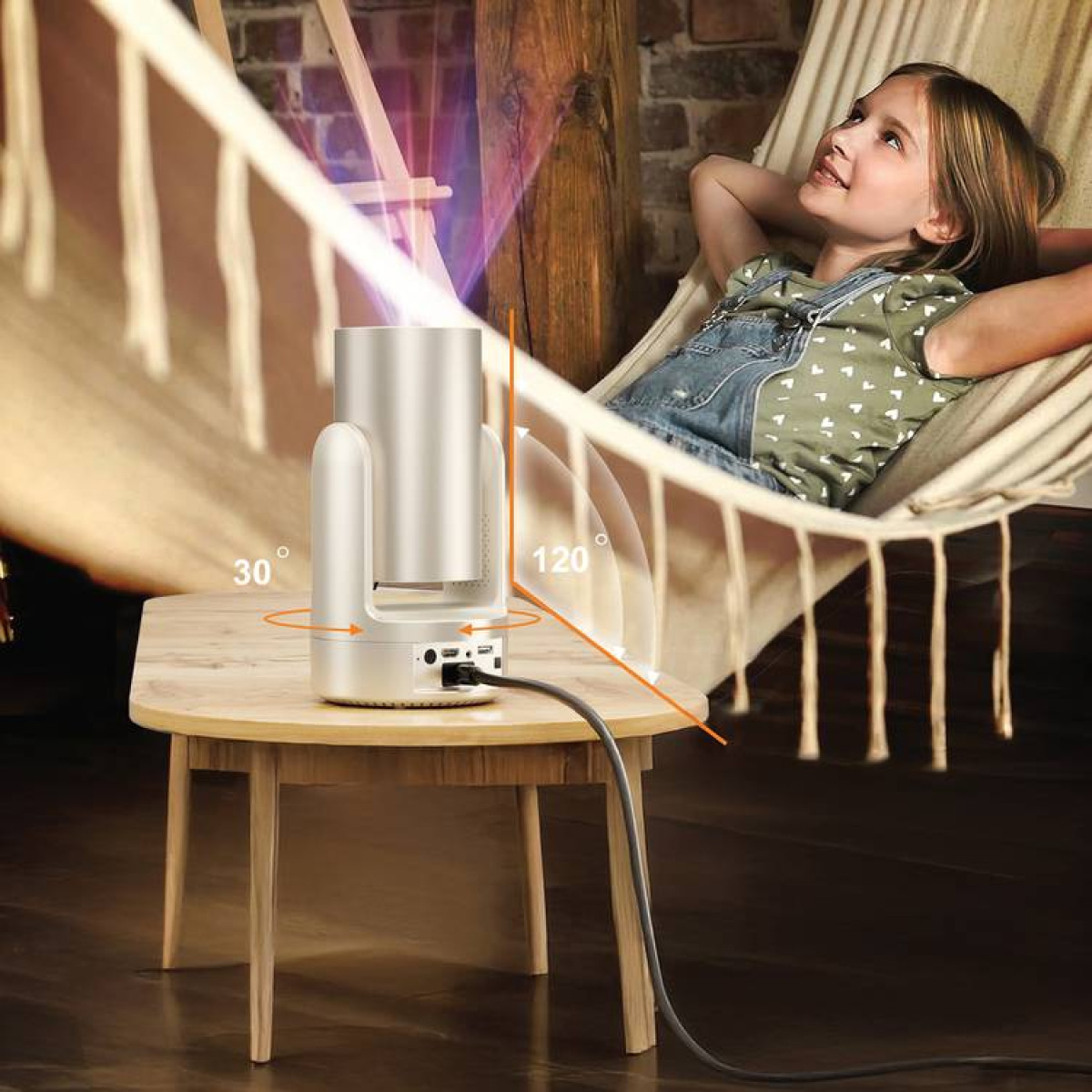 Green Lion Prisma 4K Projector 5200mAh - Gold