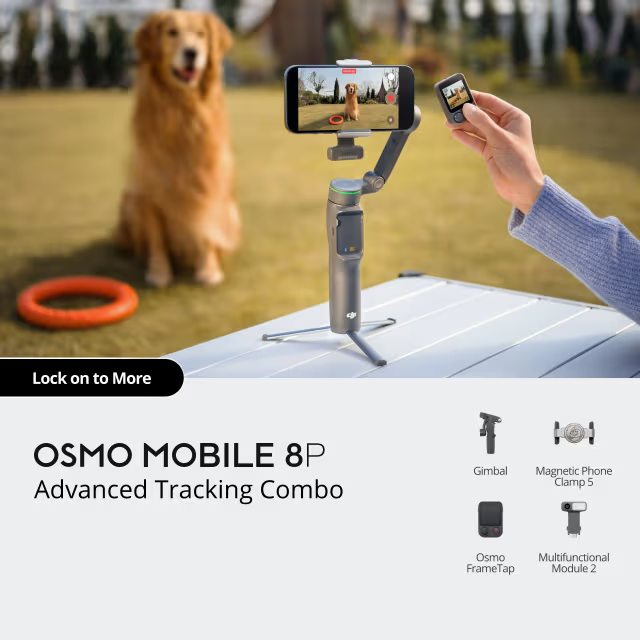 DJI Osmo Mobile 8P Standard Combo Handheld Gimbal