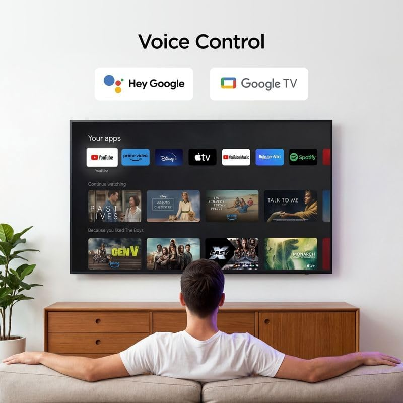 TCL Television 55 Inch P61L 4K HDR Smart TV (2026 Model) 55" Ultra HD Google TV, AiPQ Processor, HDR10+, 72% NTSC Color Gamut, Dolby Audio, Game Master, 16GB ROM + 2GB RAM