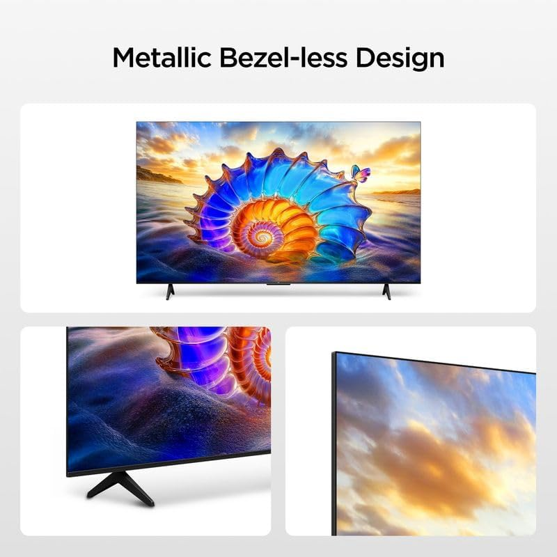 TCL Television 55 Inch P61L 4K HDR Smart TV (2026 Model) 55" Ultra HD Google TV, AiPQ Processor, HDR10+, 72% NTSC Color Gamut, Dolby Audio, Game Master, 16GB ROM + 2GB RAM
