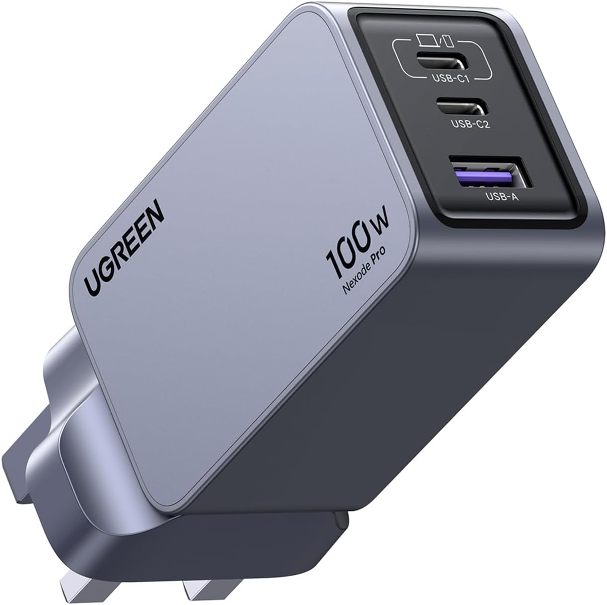 UGreen Nexode Pro 100W 3-Port 1A-2C PD GaN