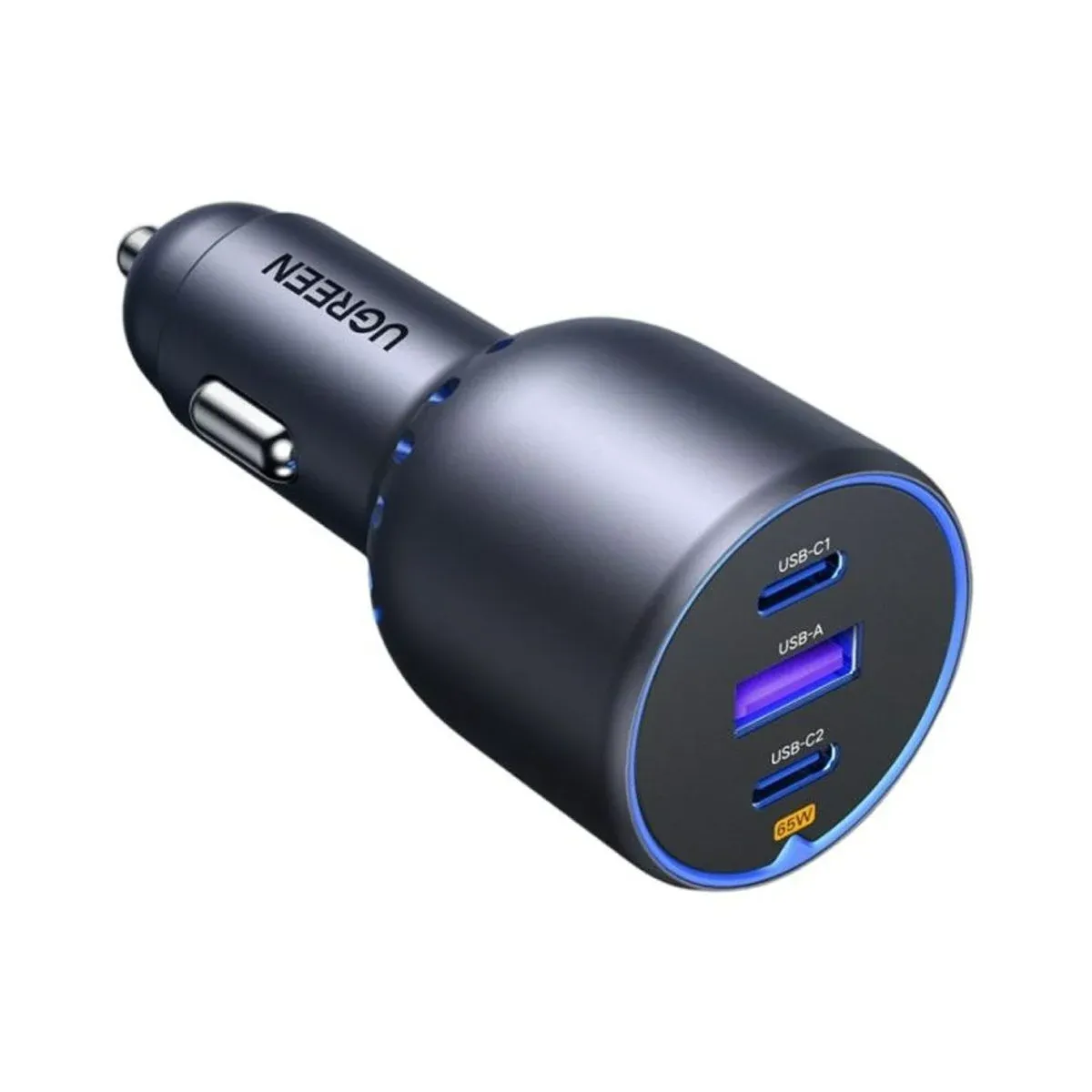 UGREEN 75W 3-Ports PD3.0 Fast Car Charger EC703