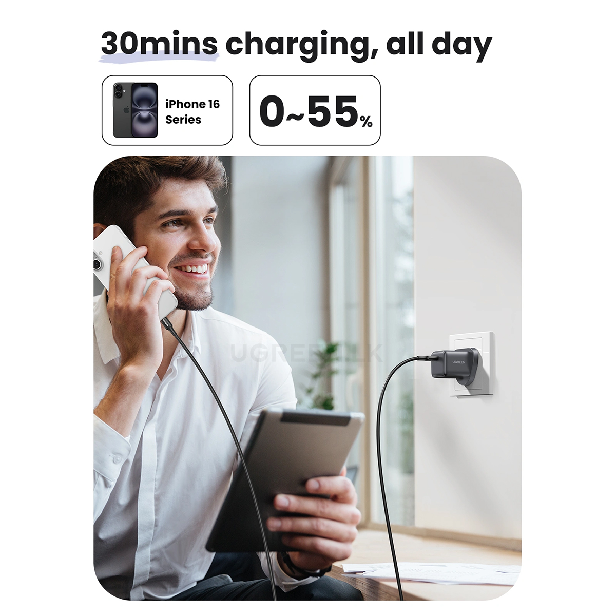 Ugreen 30W USB-C GaN Fast Charger X513