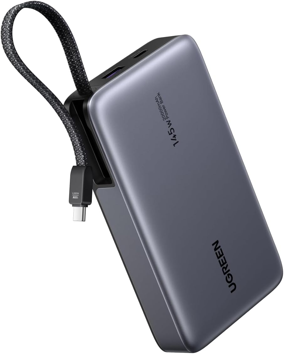 UGREEN Powerbank 20000mAh PB551 145W USB + USB-C CABLE
