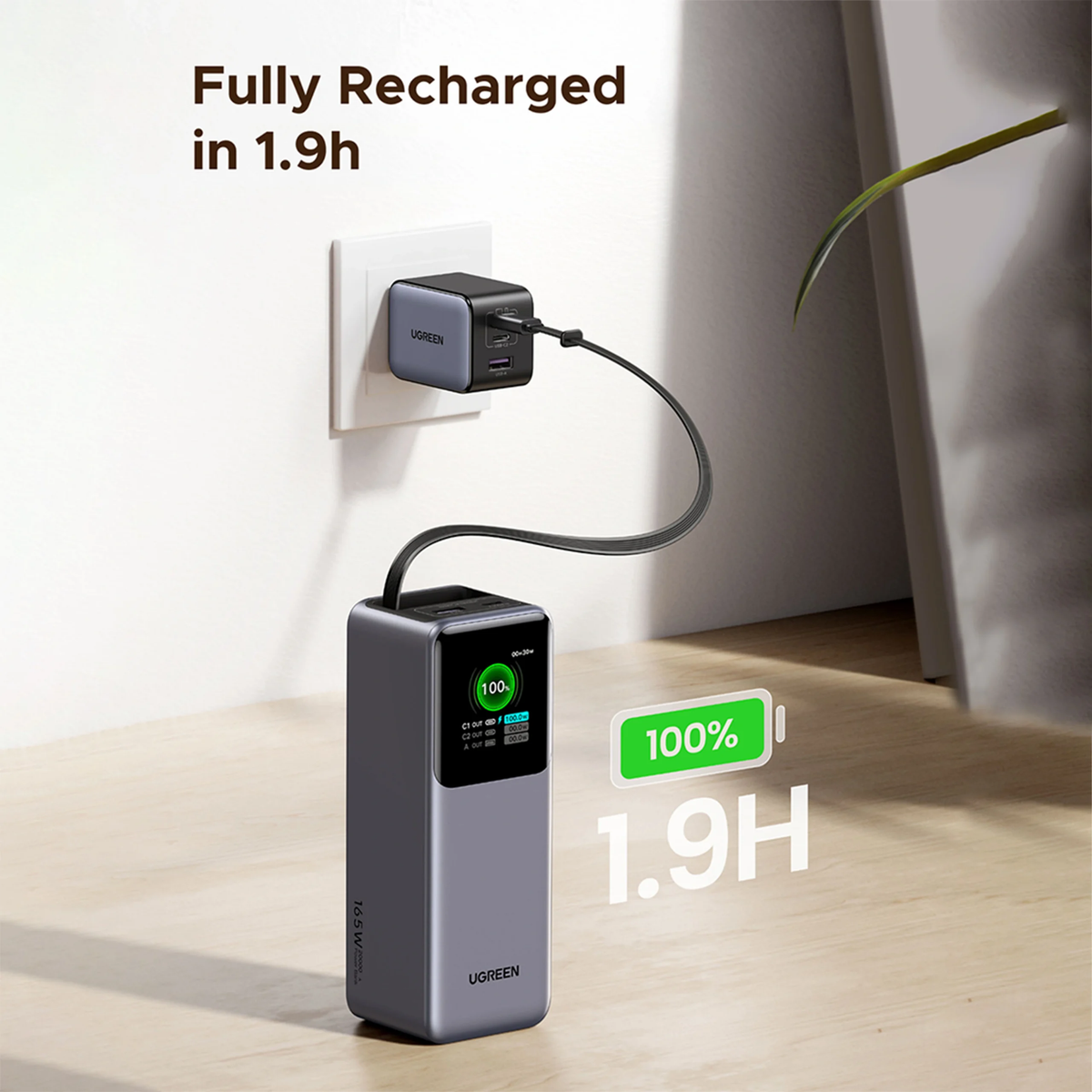 UGREEN 20000MAH (165W) FAST CHARGING PB726