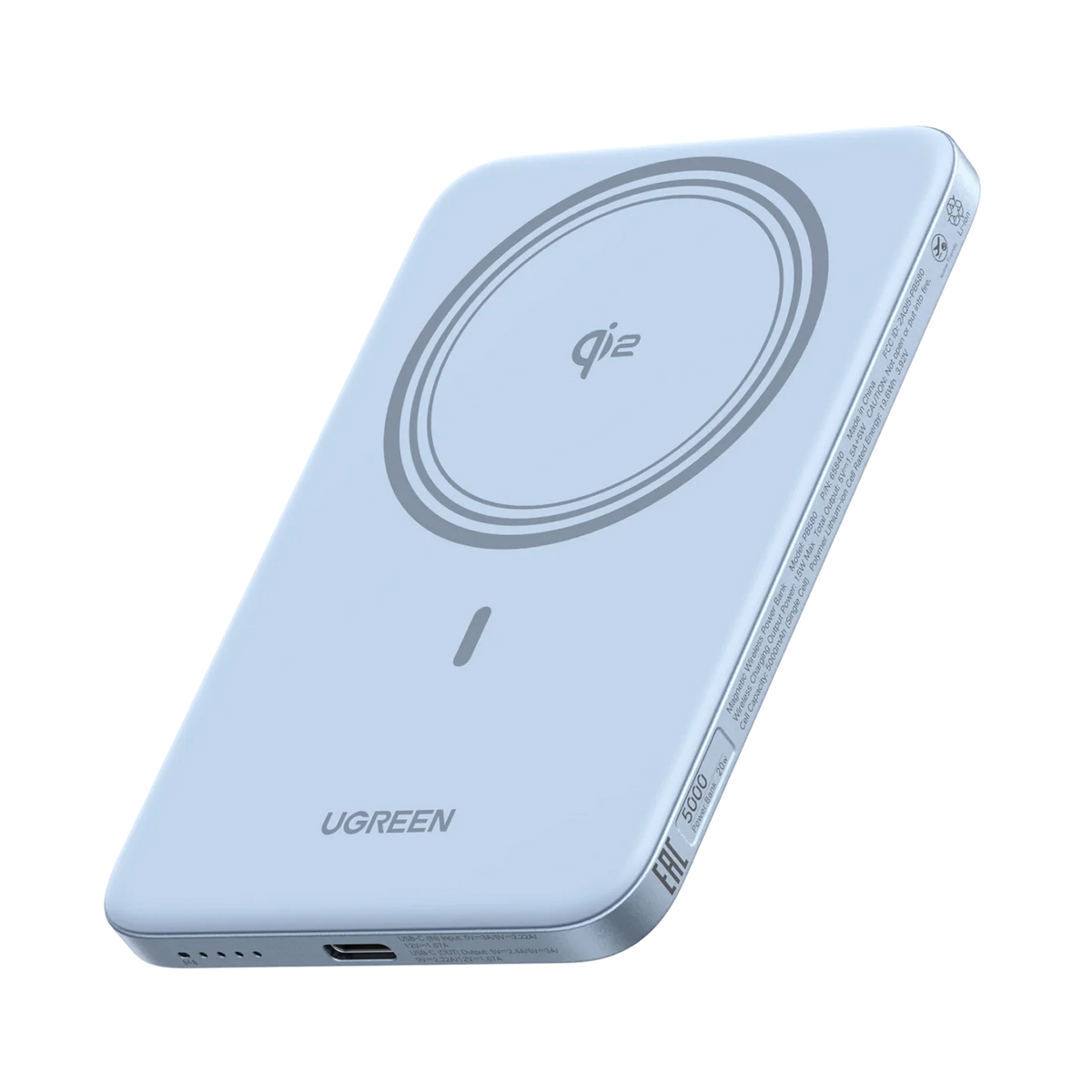 Ugreen Powerbank 5000 MAH PD 20W Magnetic Blue