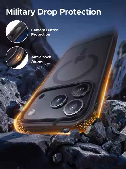UGREEN Magnetic Protective Case for iPhone 17 Pro Max Black