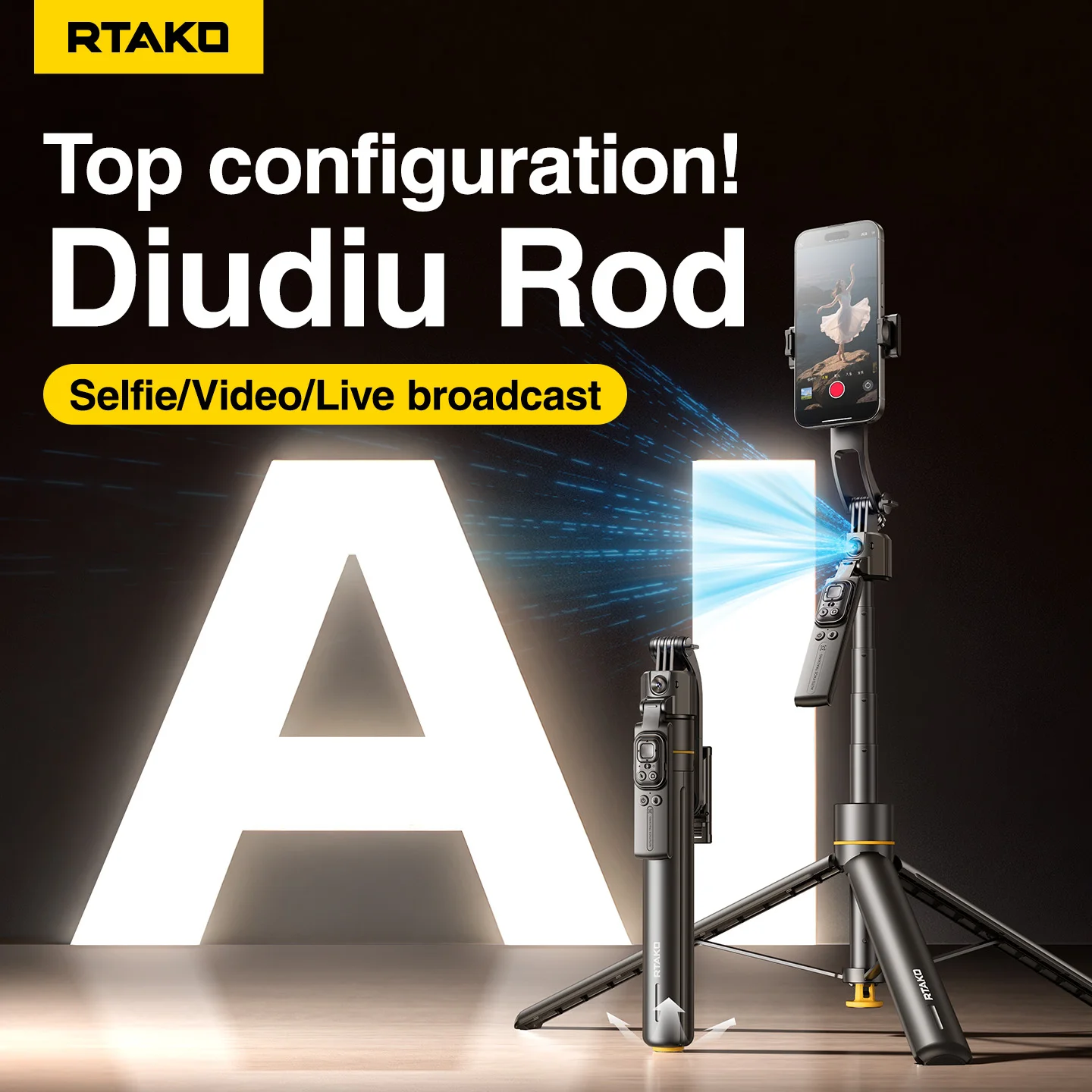 RTAKO TT07/TT07SS 360 AI FOLLOW UP DIUDIU POLE