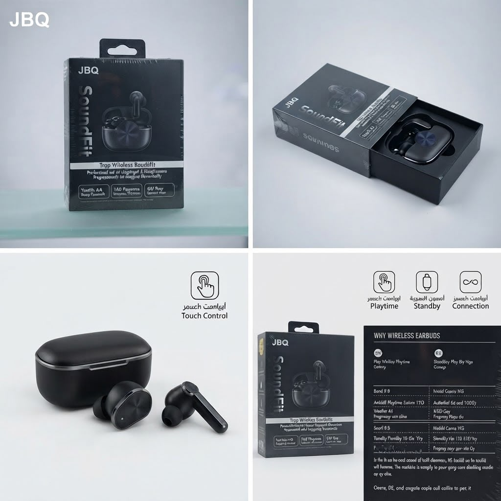 JBQ SOUNDFIT TRUE WIRELESS EARBUDS B388132
