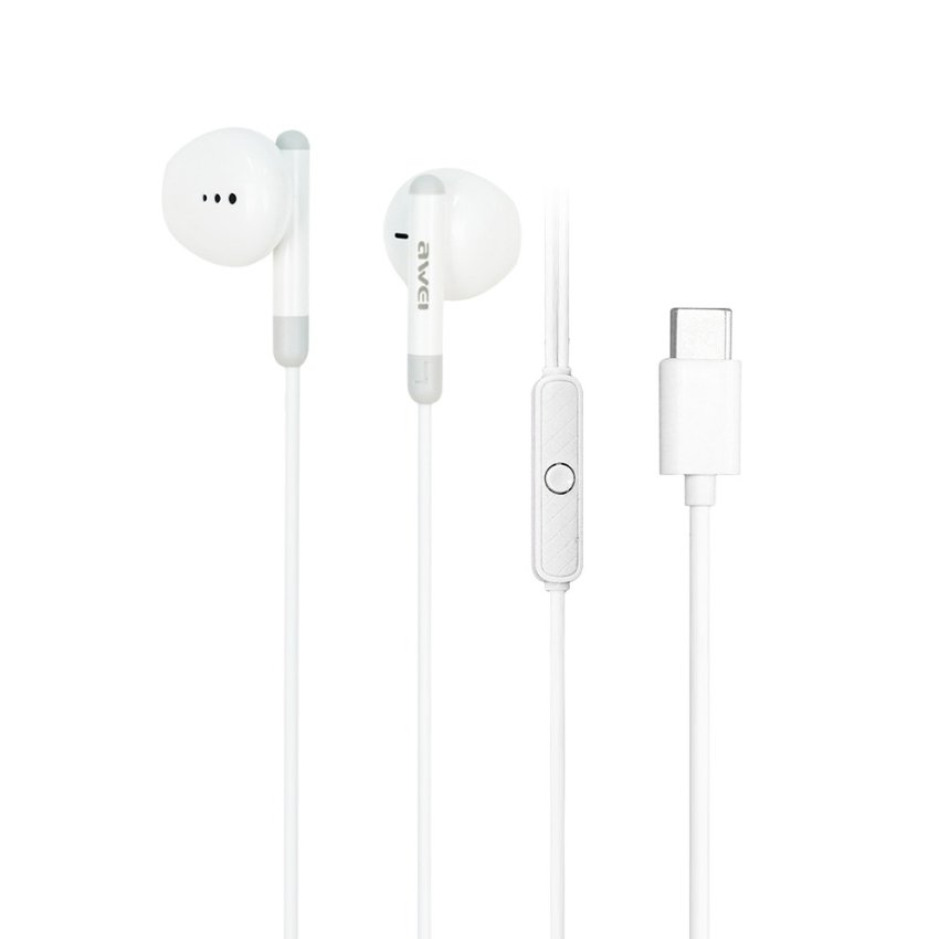 AWEI Mini Stereo Wired Earphones TypeC Connector PC-6T