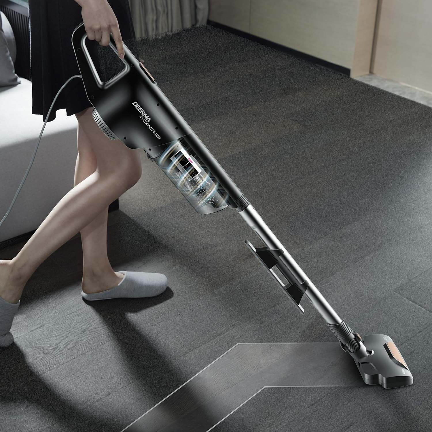 Deerma DX600 600W Wired Household Vacuum Cleaner 2 in 1