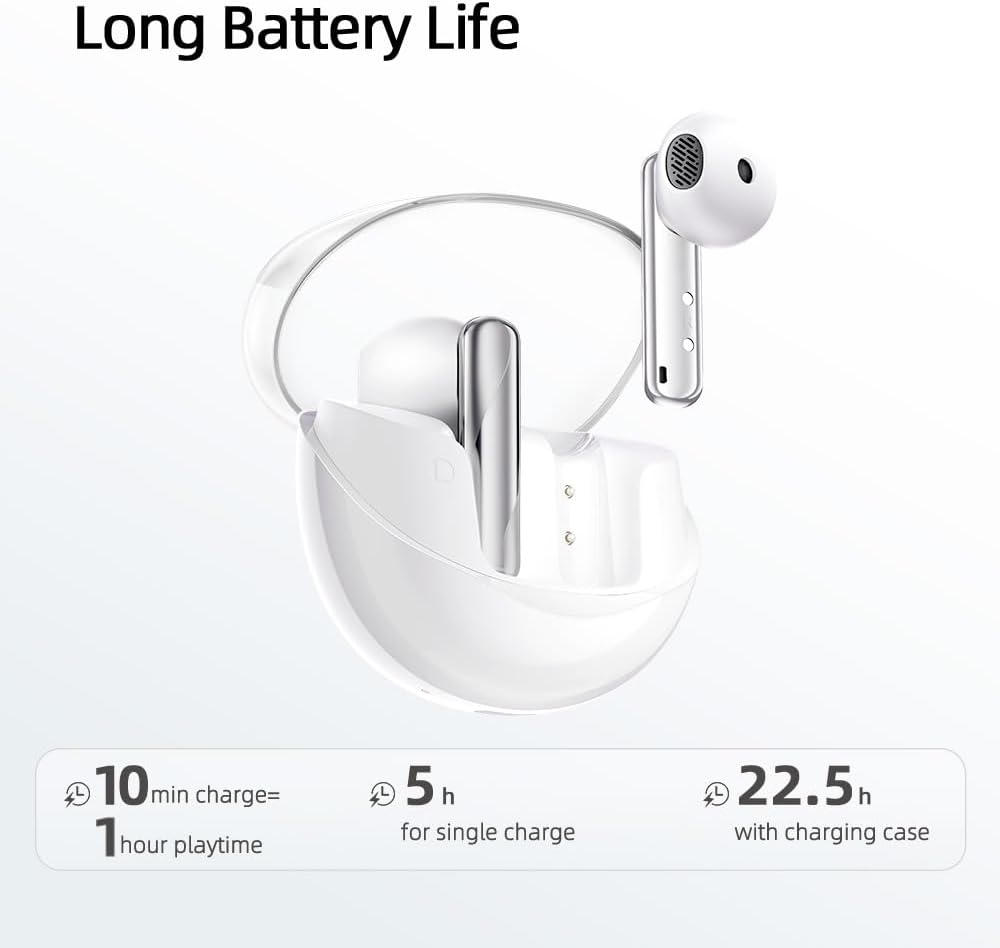 QCY Ailypods Clear White M: BH24QT32A