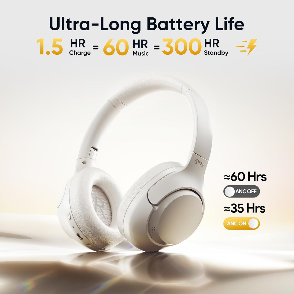 QCY Wireless Headphones H3 lite.ANC