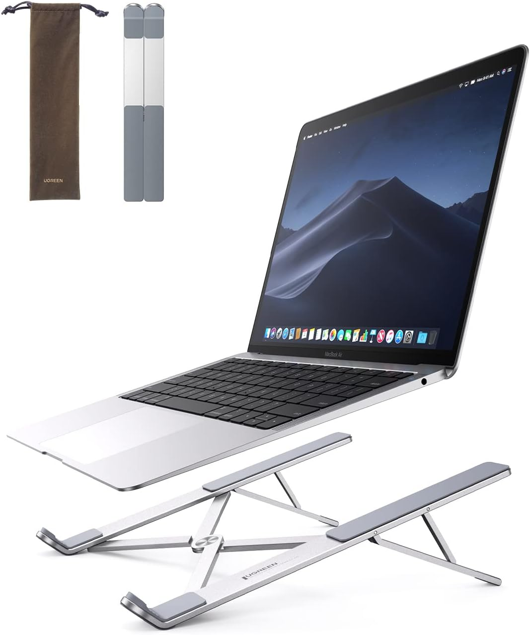 Ugreen foldable adjustable laptop stand silver (LP451)