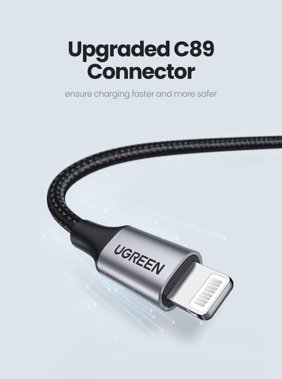 Ugreen USB-A to Lightning Charging Cable (2M) 60163