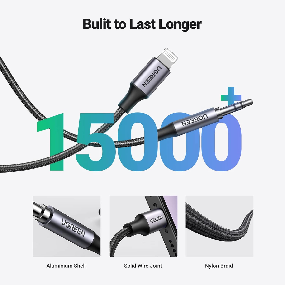 Ugreen Cable Lighting to 3.5mm AUX US315