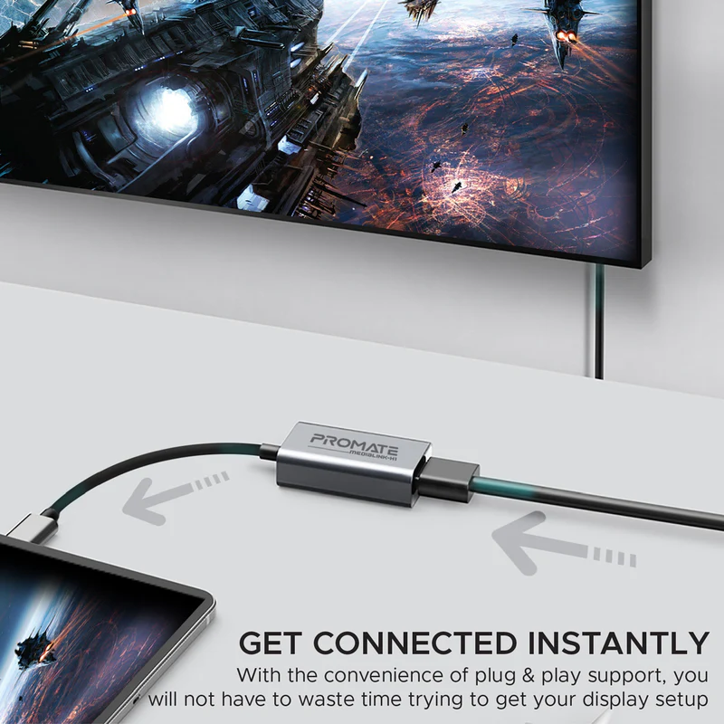 PROMATE MediaLink-H1 4K High Definition USB-C to HDMI Adapter