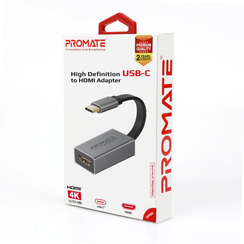 PROMATE MediaLink-H1 4K High Definition USB-C to HDMI Adapter