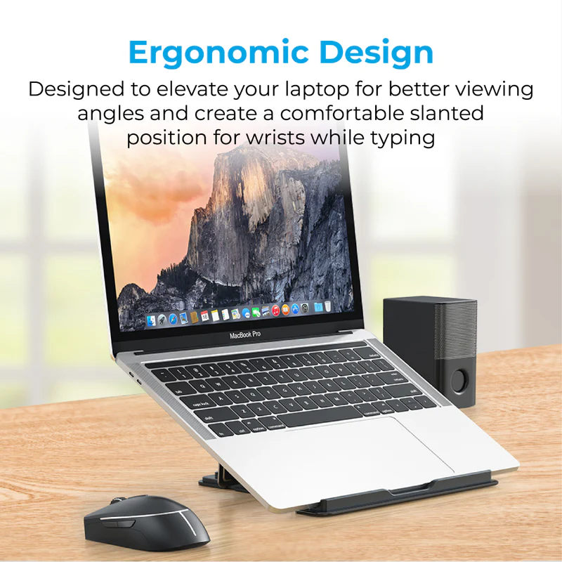 PROMATE DeskMate-5. Multi-Level Ergonomic Aluminium Laptop Stand