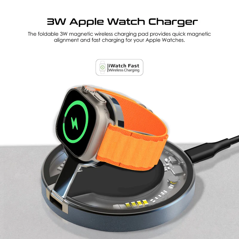 PROMATE MagRing Super Slim Transparent 15W Magnetic Wireless Charger with Phone Holder