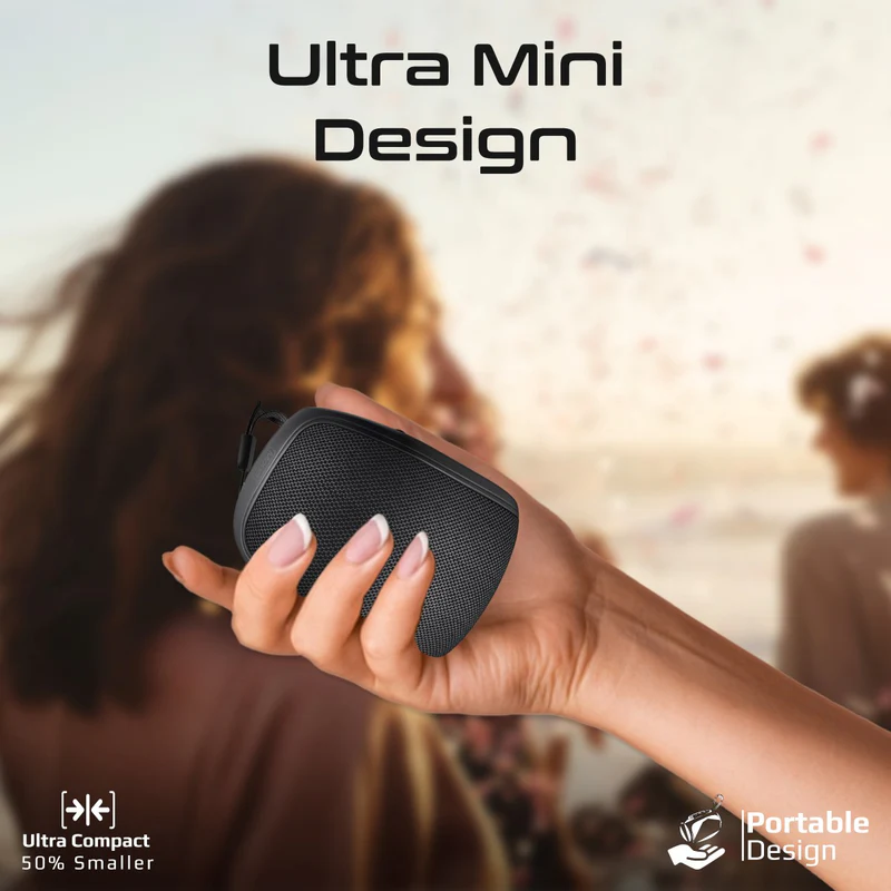 PROMATE Mood. 5W High Fidelity Mini Bluetooth Speaker
