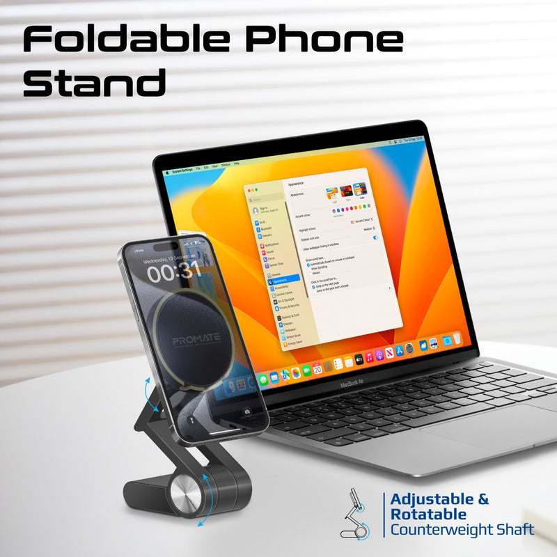 PROMATE VersaMount. MagSafe Compatible foldable Phone Stand with Monitor