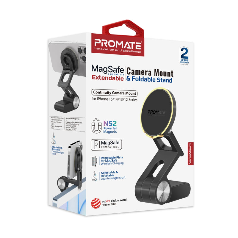 PROMATE VersaMount. MagSafe Compatible foldable Phone Stand with Monitor