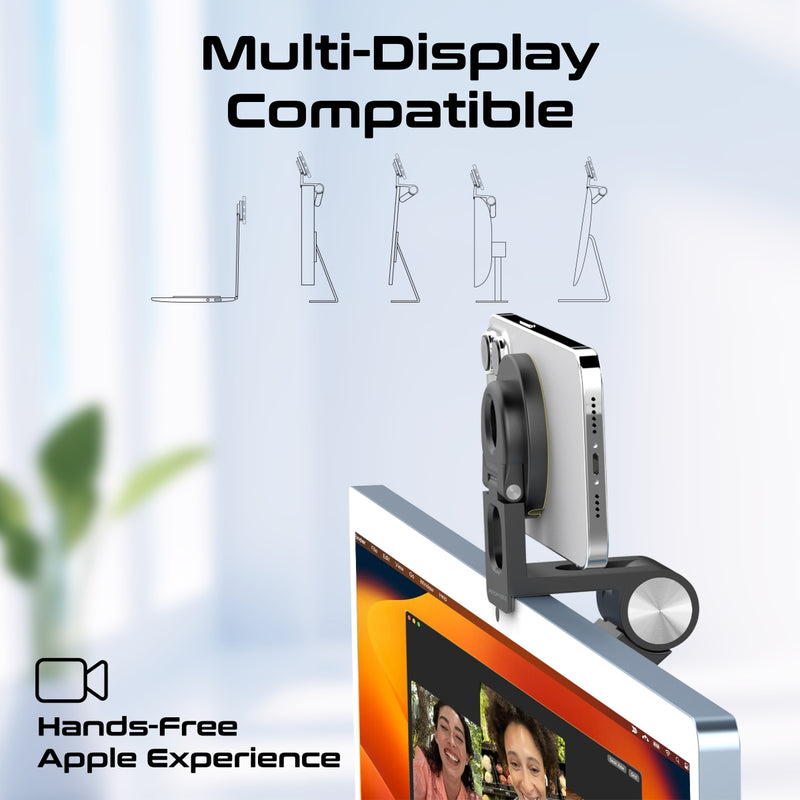PROMATE VersaMount. MagSafe Compatible foldable Phone Stand with Monitor
