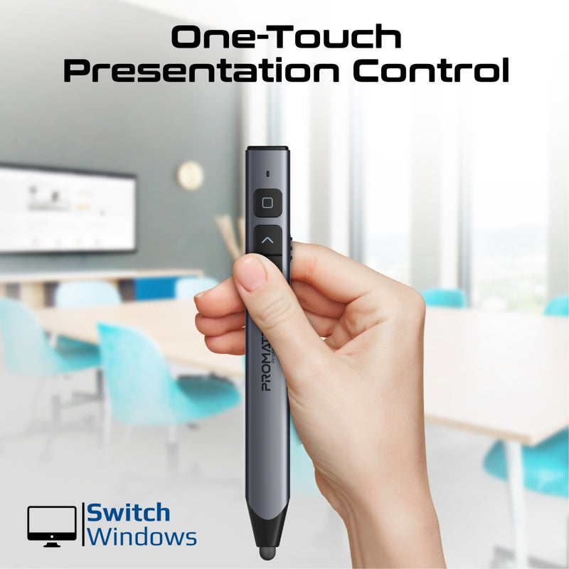 PROMATE ProPointer-S 2.4GHz Stylus and Wireless Presenter with Presentation