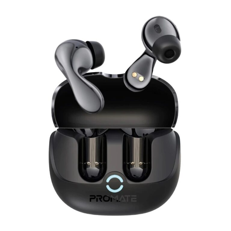 PROMATE Baton. High Fidelity TWS BT V5.4 Hybrid ANC Earbuds, Intellitouch